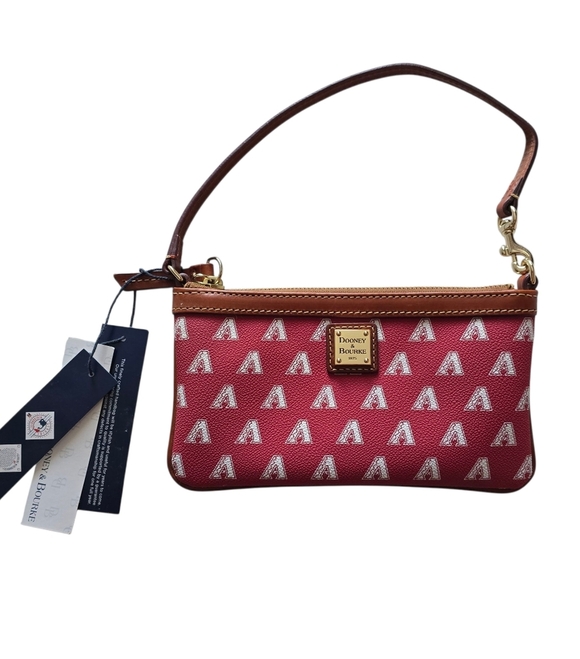 Dooney & Bourke Handbags - NWT Dooney & Bourke Arizona Diamondbacks Red Patterned Wristlet